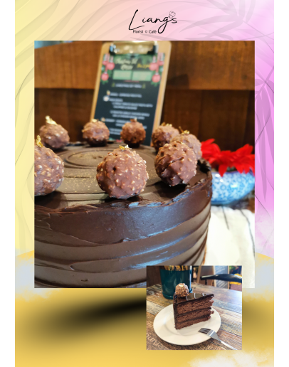 Ferrero Rocher Chocolate  & Hazelnut Cake [Pre order]